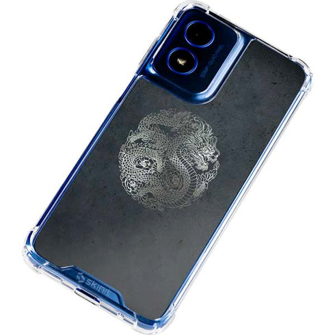 Chinese Black Dragon Moto G 5G (2024) Clear Case